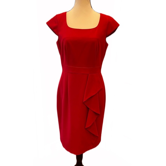 Calvin Klein Dresses & Skirts - Calvin Klein Dress Gorgeous Red Size 8
